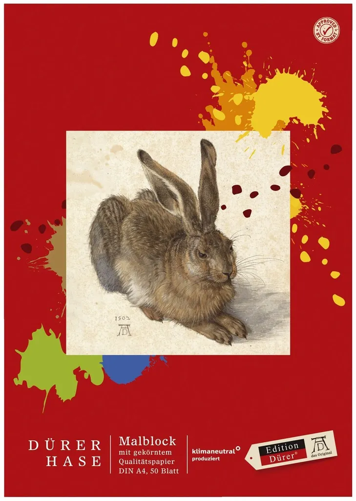 Blocco Disegno Bambini A4 Edition Dürer 100g - Ideale per Scuola
