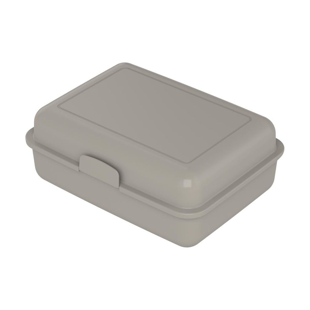Lunchbox "School-Box" groß - Nachhaltige Brotzeitbox aus Zuckerrohr - Brotdose ideal für Kinder und Erwachsene - haselnuss