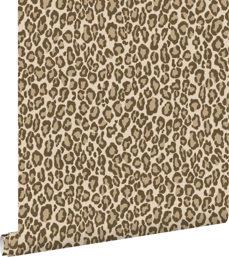 ESTAhome carta da parati pelle di leopardo marrone 53 cm x Immagine del prodotto 
