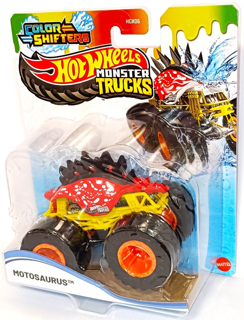 Hot Wheels Monster Trucks Color Shifters MOTOSAURUS Produktbild 