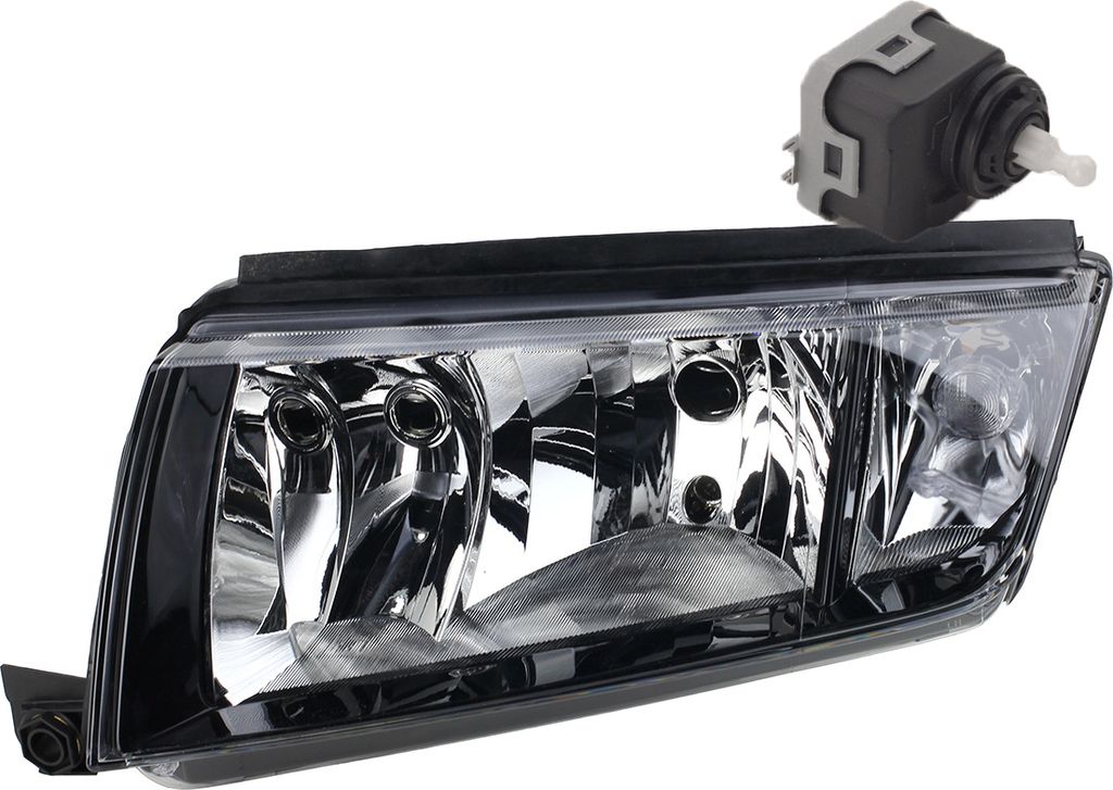 Johns, Scheinwerfer kompatibel zu Skoda Fabia 6Y 09/99- 03/08 H7 H3 Links m. Stellmotor 6Y0941295 6Y1941015P 6Y1941015F
