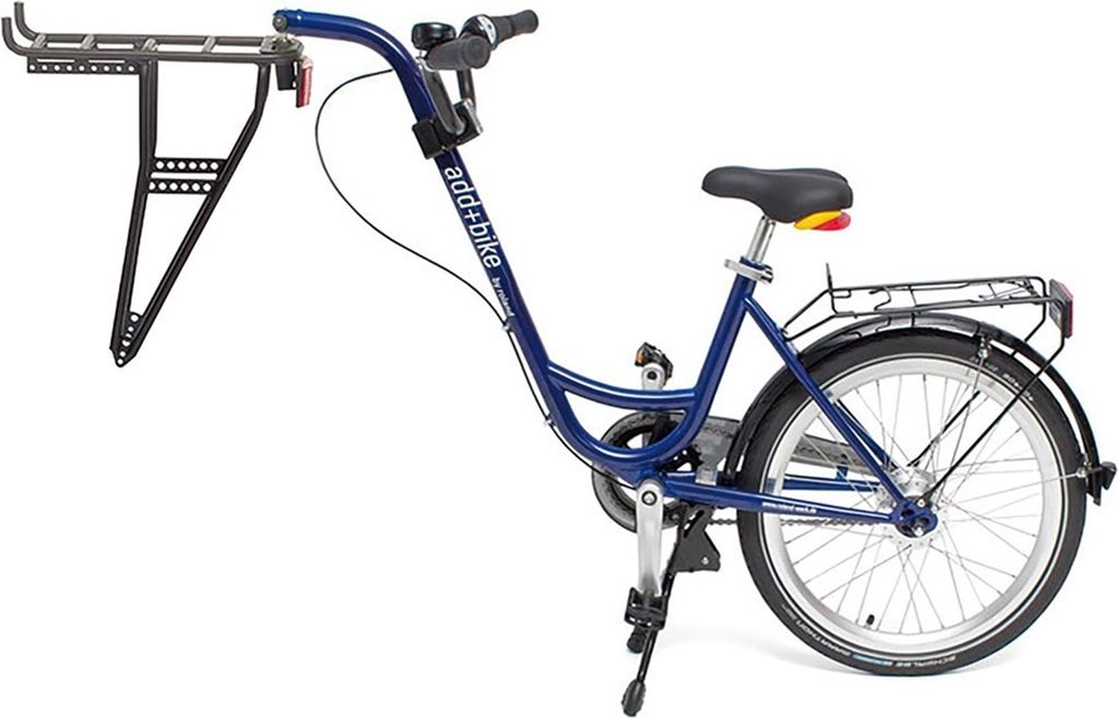 Roland Trailer add + bike blau, 20", 3-Gang Nabensch. m. Freilauf