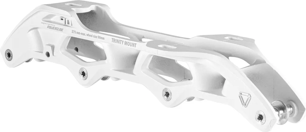 Platine Roller 4 roues Powerslide Elite Trinity 4x90mm blanc 275mm pro - 2
