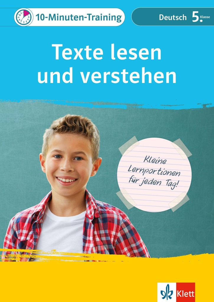 Klett 10-Minuten-Training Deutsch Texte lesen und verstehen Produktbild 