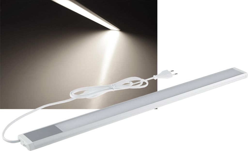 LED Unterbauleuchte 230V,10W, 1430lm, 60cm,4200K Produktbild 