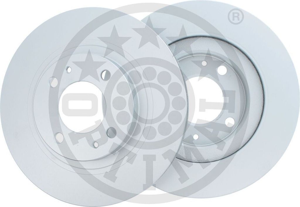 2x OPTIMAL Bremsscheibe BS-9742C vorne 38 3mm 257mm