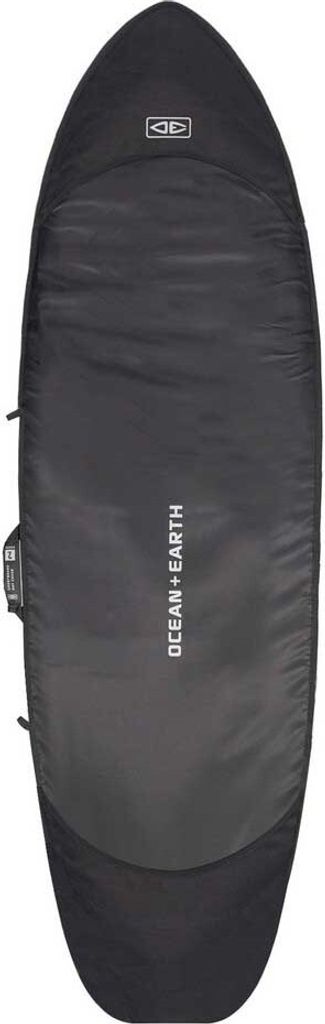 Ocean & Earth Double Cor_x Fish Shortboard 6 ́4 ́ ́ Surfbrett-hülle Schwarz Schwarz One Size