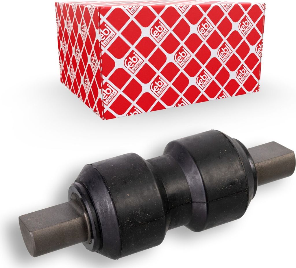 FEBI BILSTEIN Lagerbuchse Blattfeder 172475 Vorne Links Vorne Rechts für VOLVO FL6 161mm Gummi 19mm 54mm 1,133kg
