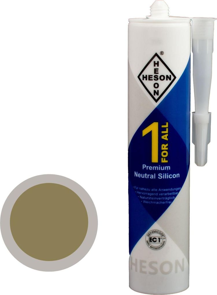 Heson Silikon 1forAll Bahamabeige/Eiche hell 310ml Produktbild 
