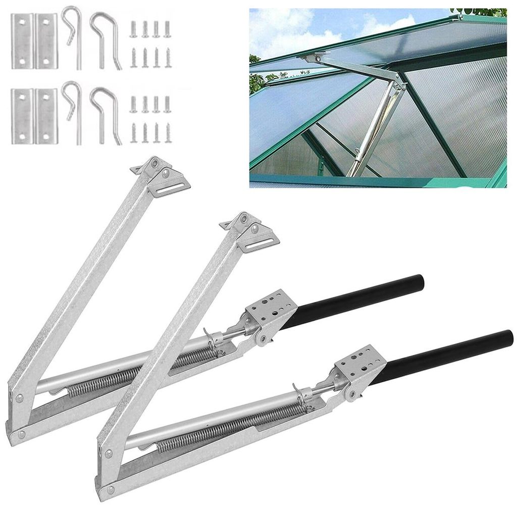 Automatischer Fensteröffner, 2PCS Automatischer Fensteröffner für Gewächshaus Automatisches Öffnen und Schließen Temperaturgesteuert 7kg Hubk...