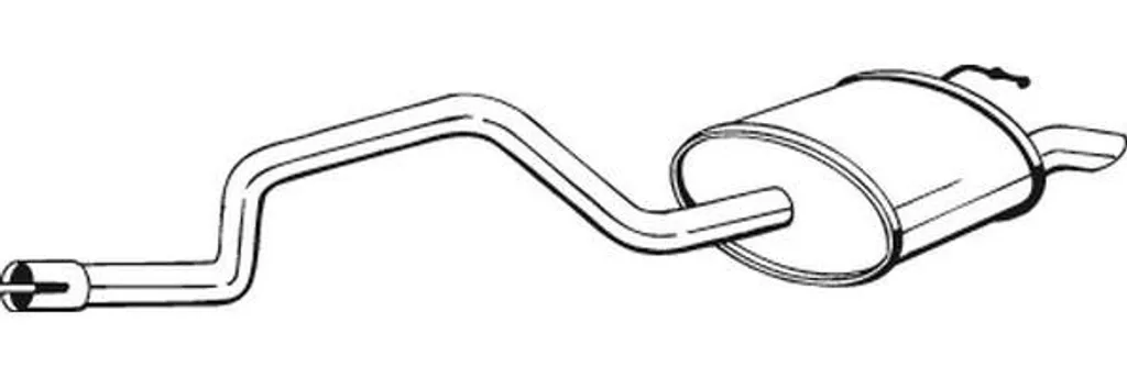 Pot d'échappement arrière Ford Mondeo BOSAL 281-043 remplacement OE