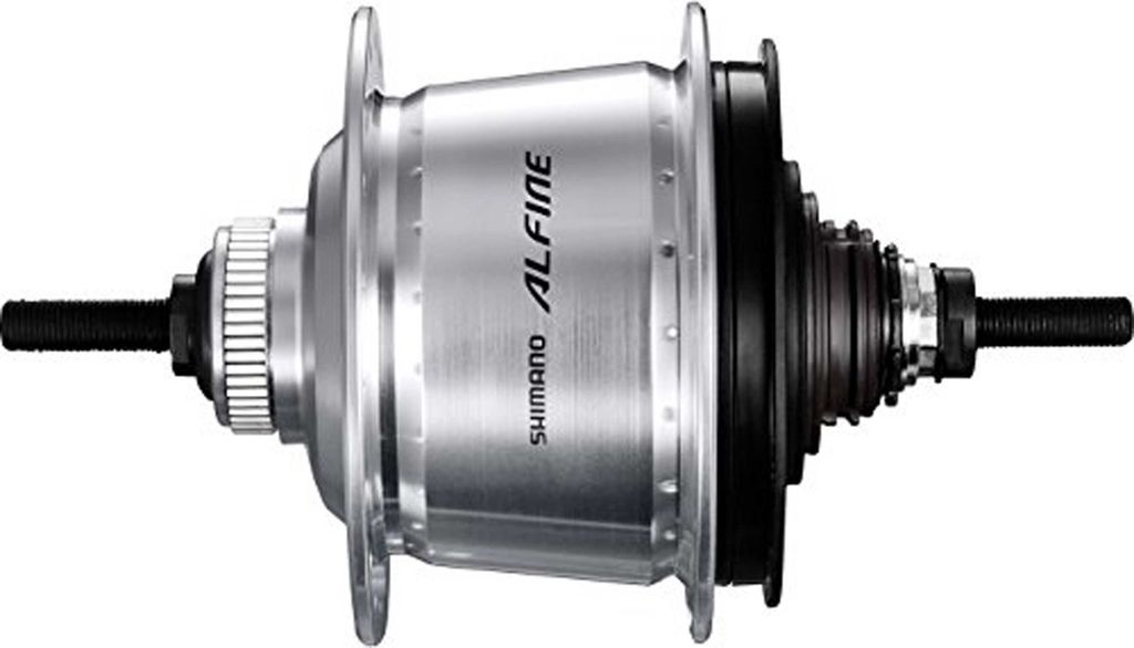 SHIMANO Getriebenabe ALFINE SG-S7001-8 - 7001-8, Silber 36 Loch
