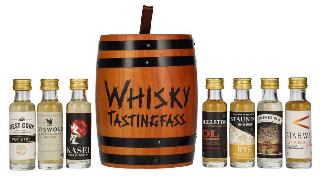 Whisky Tasting Fass 48% 7x 0,02l Whisky Tasting Samples zum Produktbild 