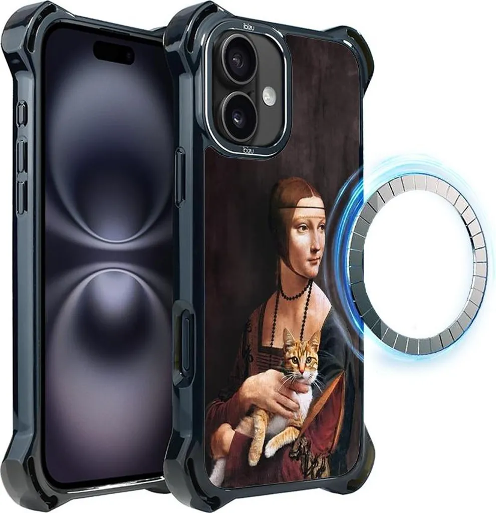 Offerta Custodia iPhone 16 Plus IBIZU DropGuard Ultra MagSafe Leonardo