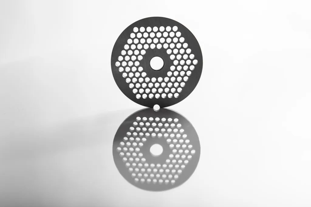 Piastra per Tritacarne Manuale Porkert n. 8 da 4,5 mm | Acciaio Ceco - 6