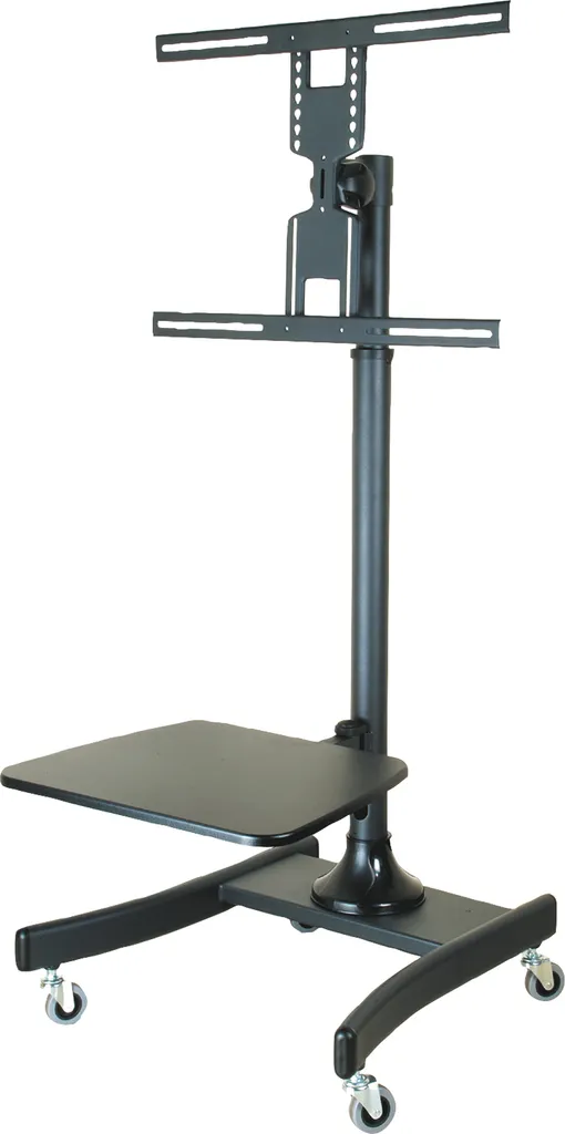 VALUE Support à roulettes TV 27-47 pouces max 35 kg Noir