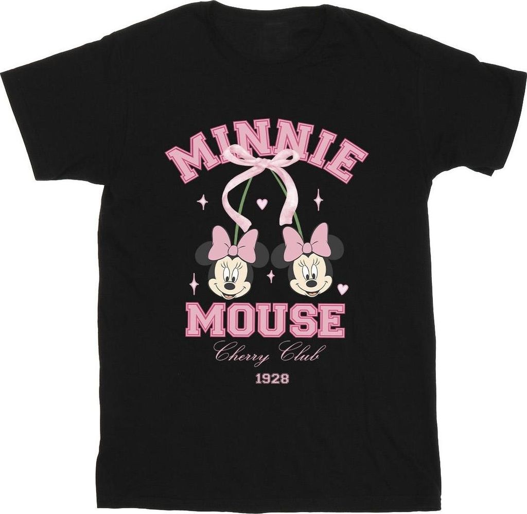 Disney - "Cherry Club" T-Shirt für Mädchen BI54945 (128) (Schwarz)