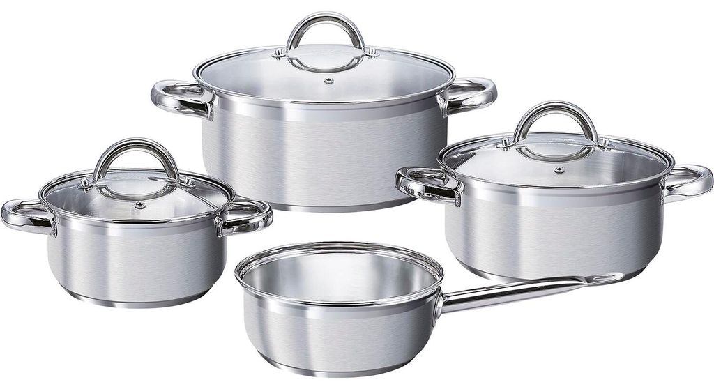 SSW Kochtopfset 7-teilig, Töpfe Pfannen Kasserolle Produktbild 