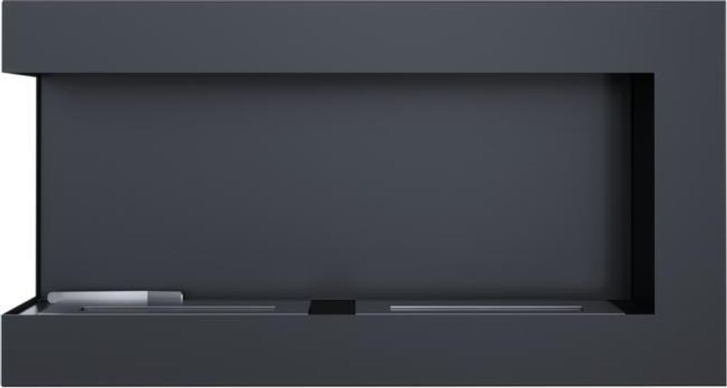 Wand-Biokamin DELTA 900 links Set