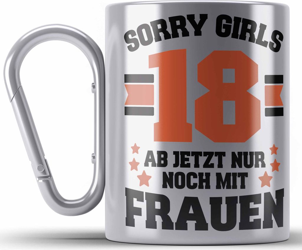 Trendation - 18. Geburtstag Geschenk Jungs Jungen Mann Lustiger Spruch 18er Geburtstagsgeschenk (Silber)