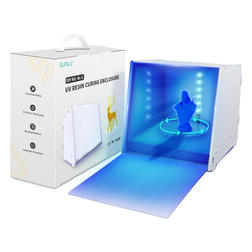 Box pro vytvrzování pryskyřice, 405nm UV LED, inteligentní Obrázek produktu 
