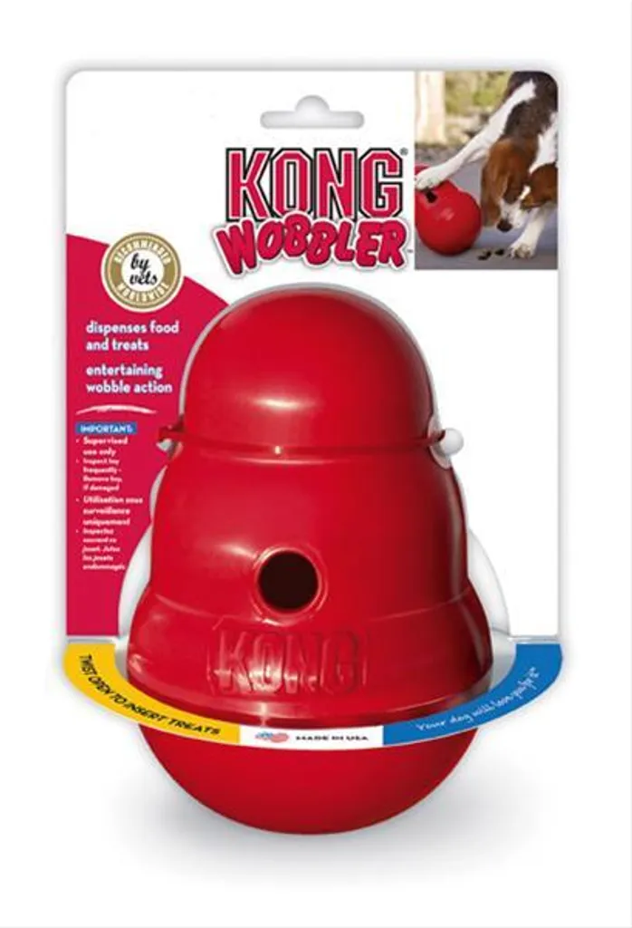 Kong Distributore di snack Wobbler rosso - 6