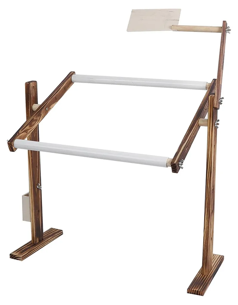 Support de broderie ergonomique pour broder sans les mains en bois - 2
