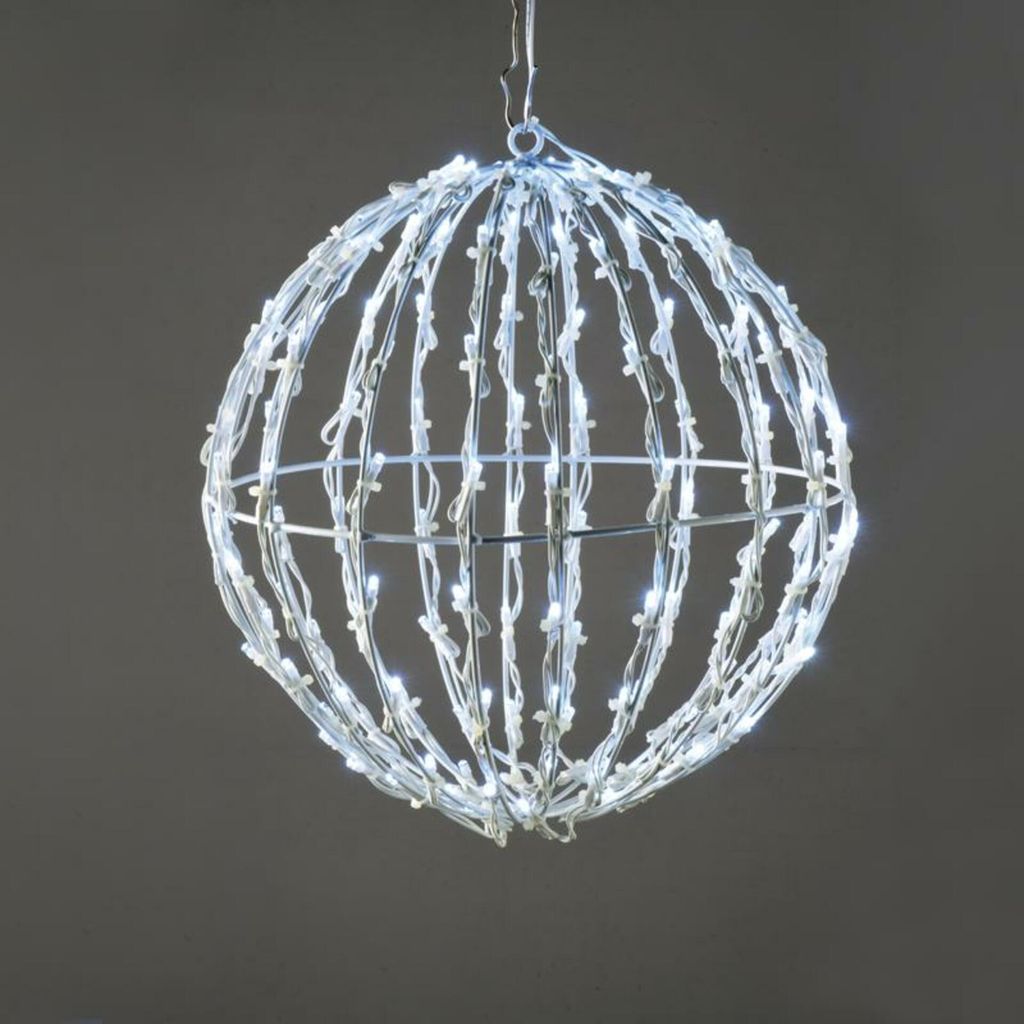 ACA Lighting Sfera 3D, 120 LED, bianco freddo, 220-240V, Immagine del prodotto 