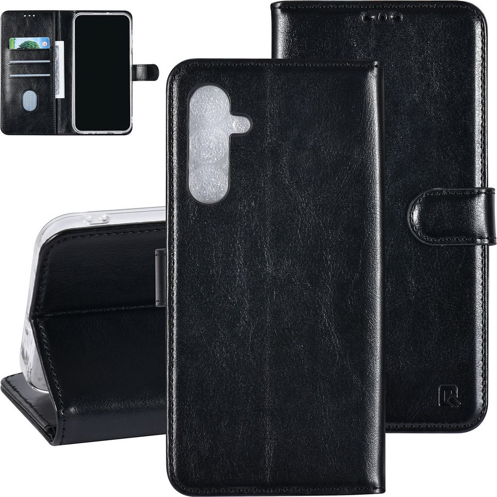 UNIQ Accessory Galaxy A25 Book type case - 3 pasjeshouder - Black