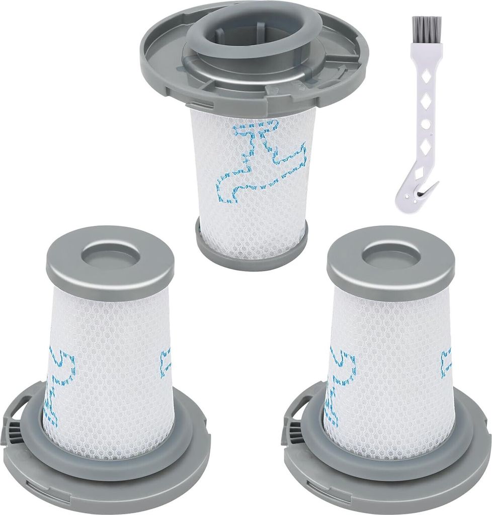3 Stück Ersatzfilter für Rowenta X-Force Flex 8.60 RH96XX& Produktbild 