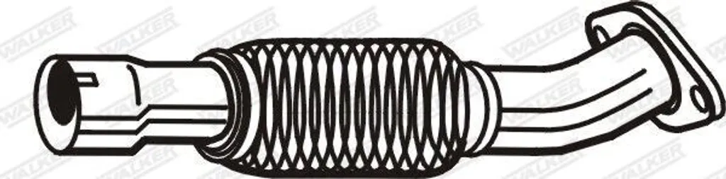 Walker 10718 Tuyau d'échappement ondulé flexible pour Ford Focus DAW DBW