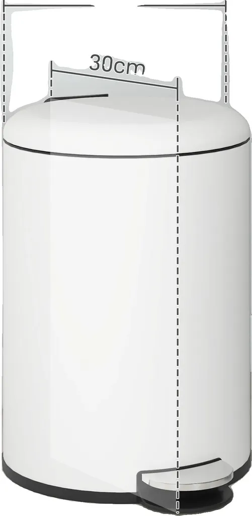 Poubelle de cuisine 20L idéale pour petits espaces et usage quotidien