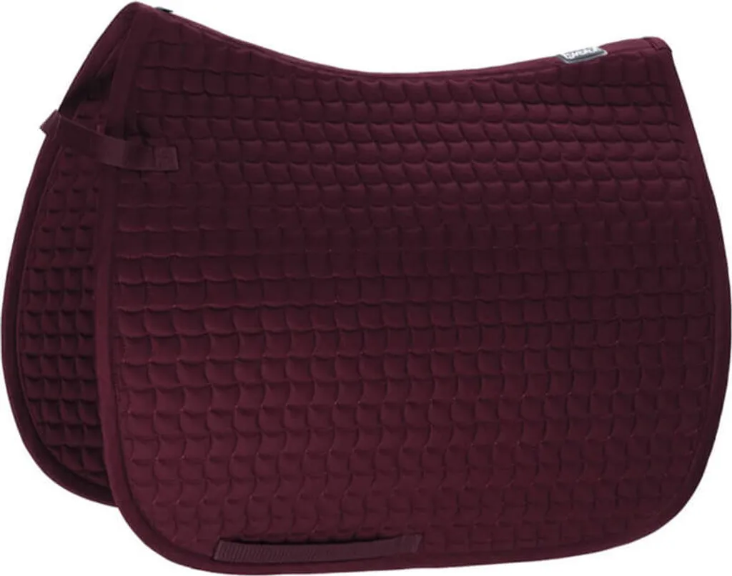 Chabraque Coton Eskadron Bordeaux DL - Tapis Respirant et Stable en Dressage