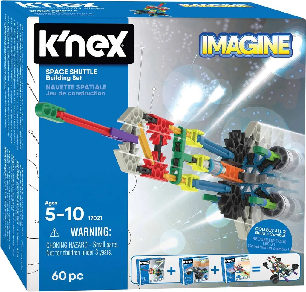 K'nex kit de construction Space Shuttle : navette spatiale 60 pièces