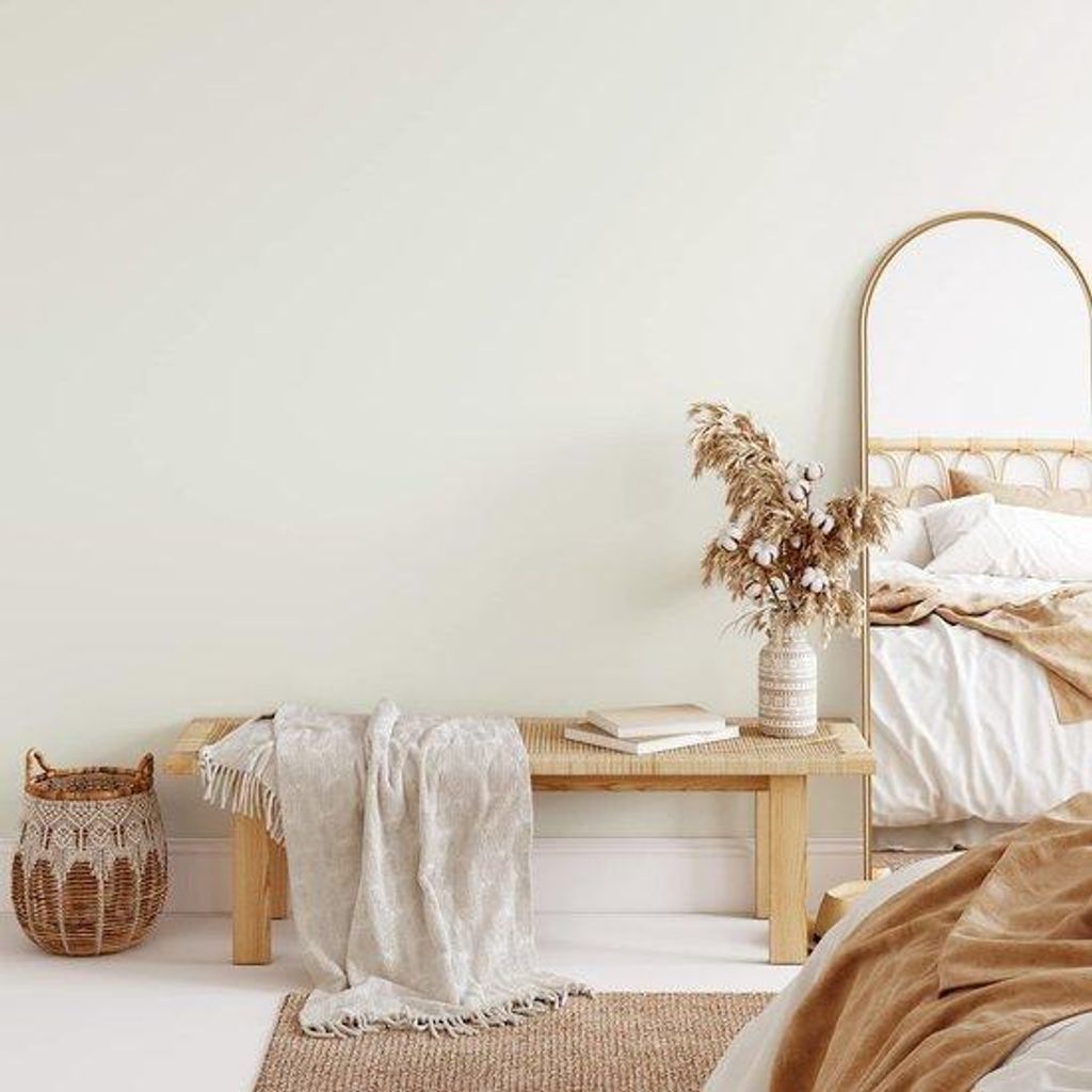 Unyqoos Beige selbstklebende Möbelfolie für erneuertes Wohn- und Schlafzimmerdesign
