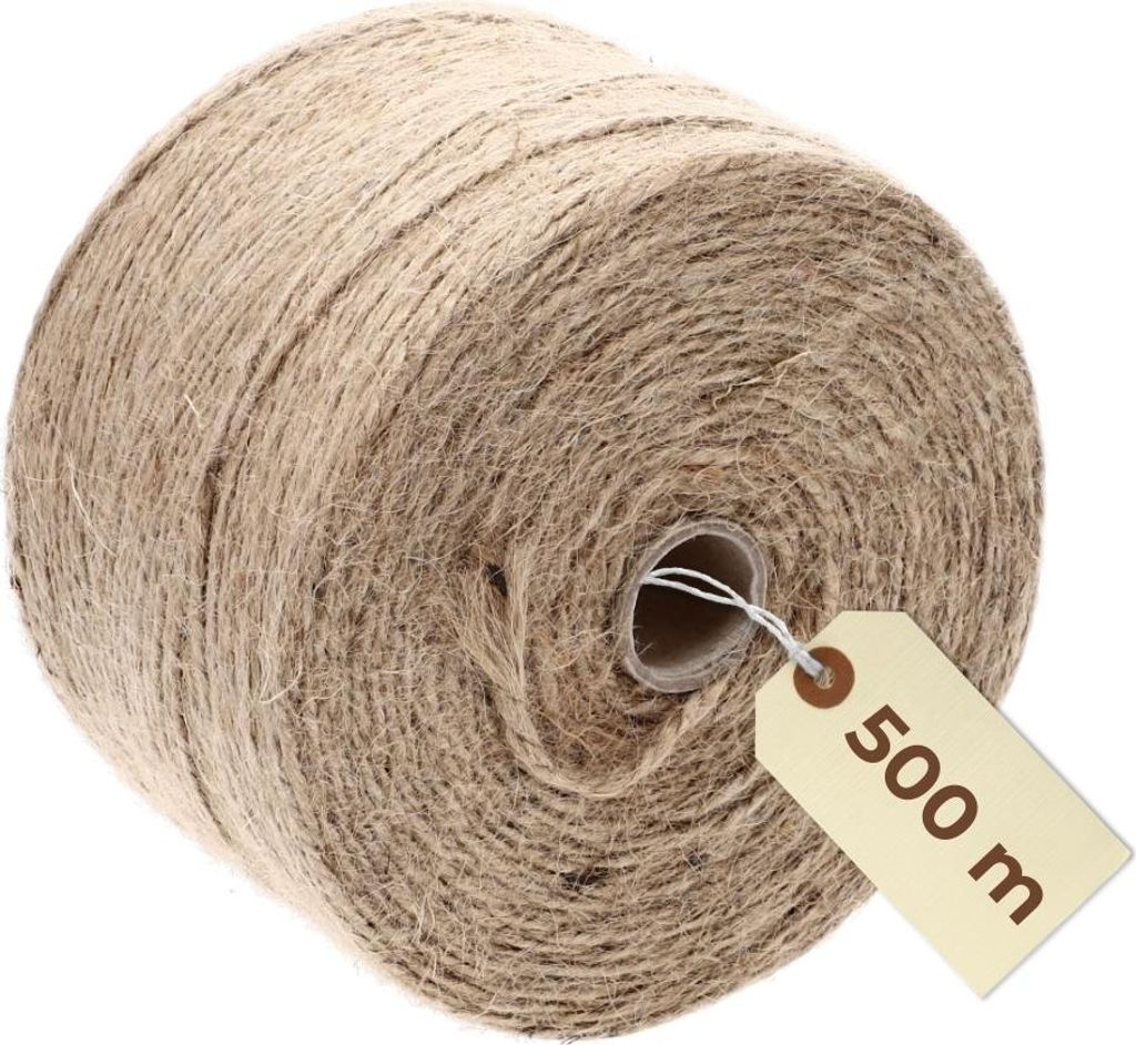 Bindfaden 1kg 2mm Juteschnur Jute Juteschnur Kordel 500 Produktbild 