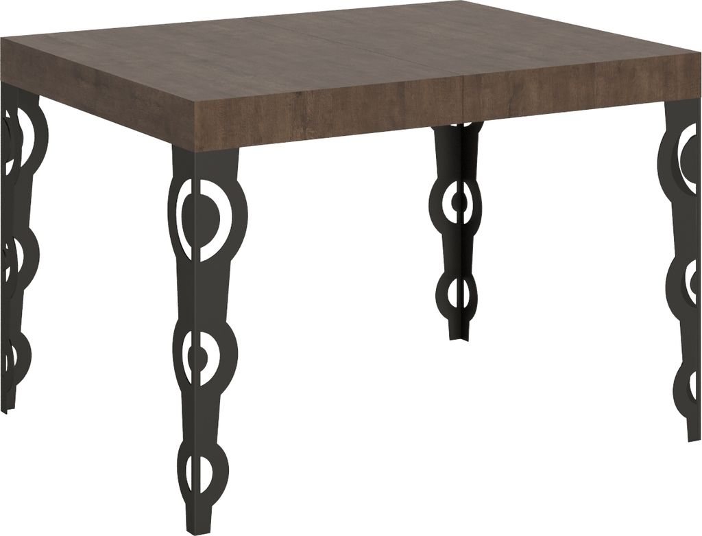 ITAMOBY - Ausziehtisch 110/194x70 cm Karamay Nussbaum Tischbeine Anthrazit