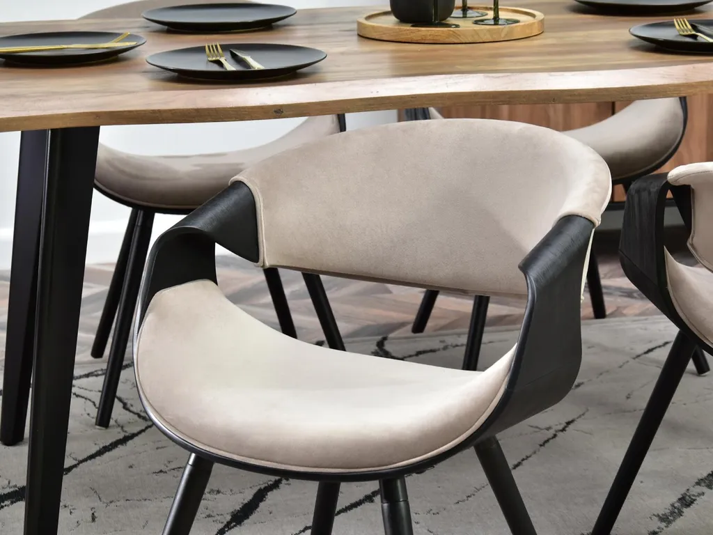 Offerta Sedia SAROLTA Design | Nero e Beige per la tua Cucina - 13