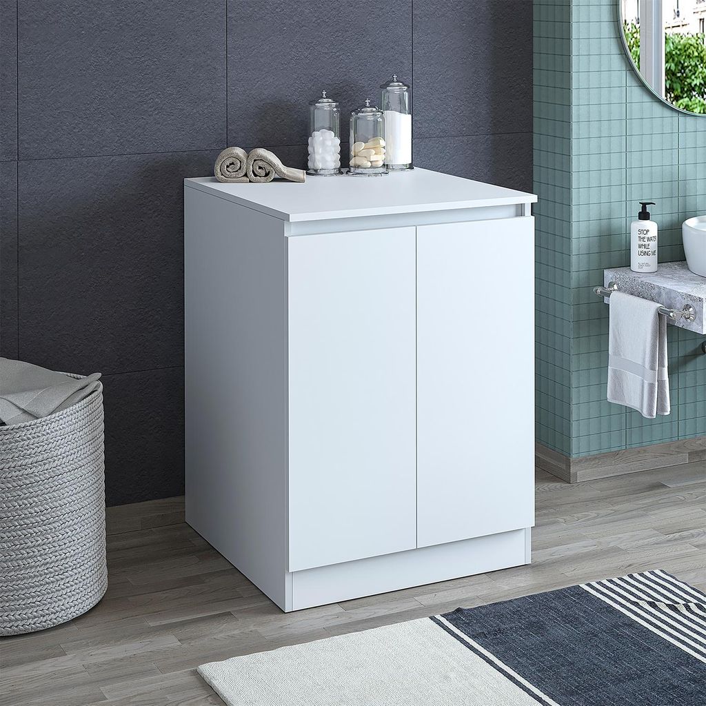 Skříňka pod pračku Roomart ATLANTIC-V, šířka 70 cm, bílá Obrázek produktu 