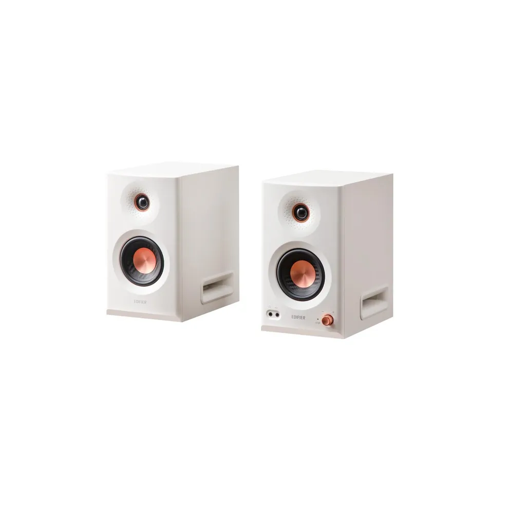 Edifier MR5 WT Enceintes de Monitoring 2.0 Bluetooth Blanche Actives