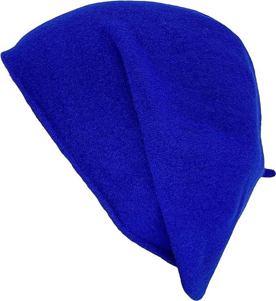 Kopka Long Beanie Walkmütze Stegbaske aus 100% Wolle in blau