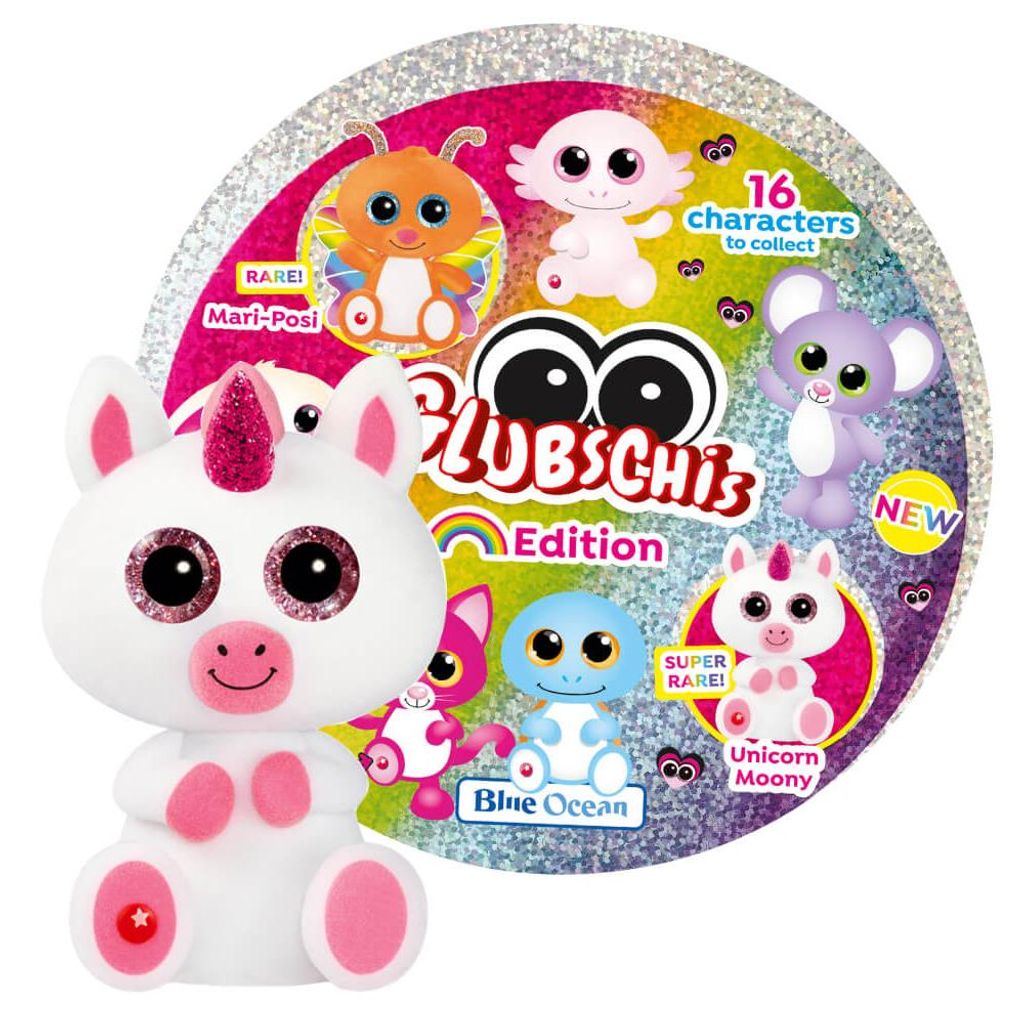 Glubschis Sammelfiguren Rainbow Serie 6 - Glubschi Glitzer - Figur Moony (selten)