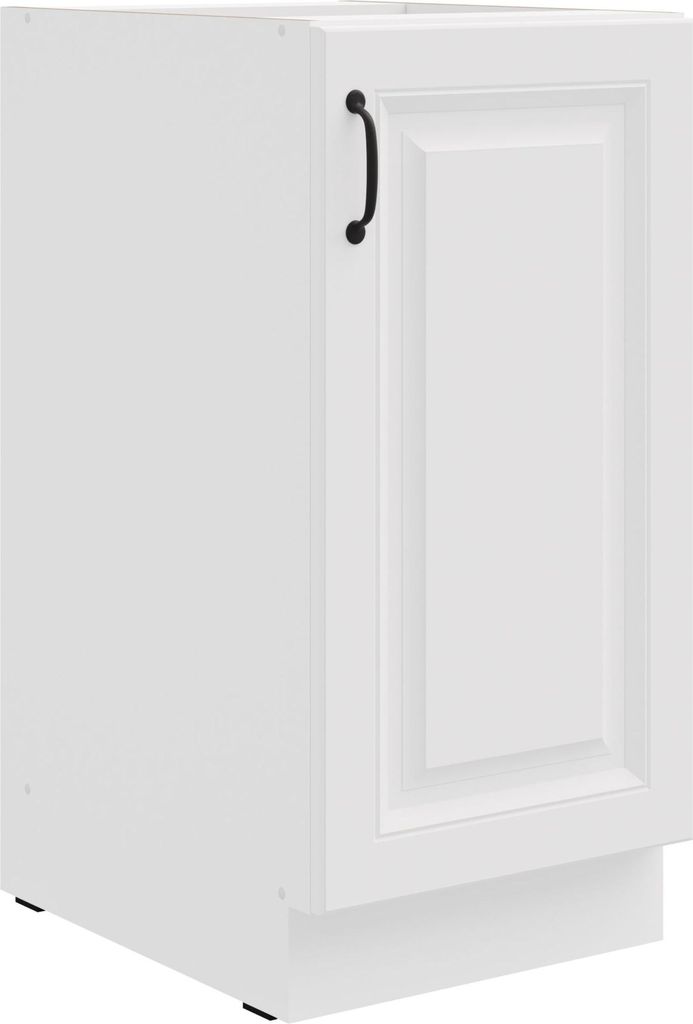 Unterschrank 40 cm Stilo Weiß Küchenzeile Küchenblock Küche Landhaus Einbauküche