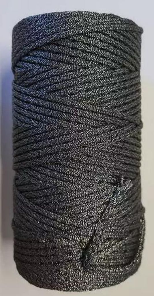 Makramee Glitzer Garn Makramee Baumwollgarn Bastelgarn Produktbild 