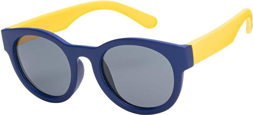 City Sonnen Brille Mädchen Kinder UV Schutz 400 Retro Modern Aviator Desginer 30453 Lila-Gelb