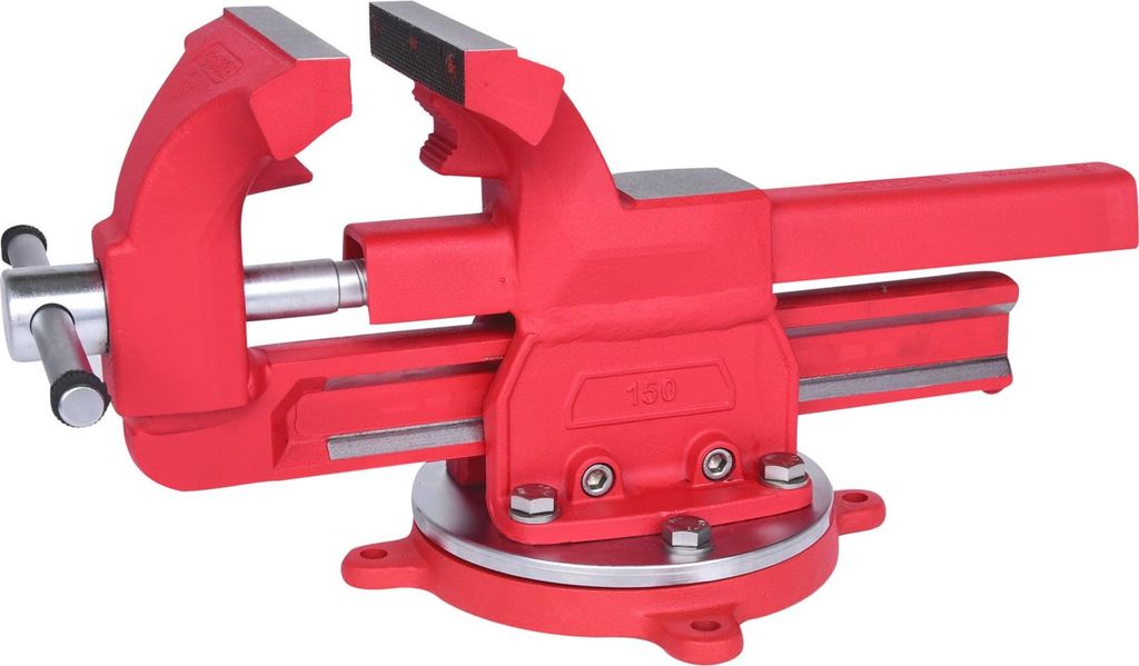 KS TOOLS Parallel-Schraubstock mit Drehteller 147 mm 914.0035