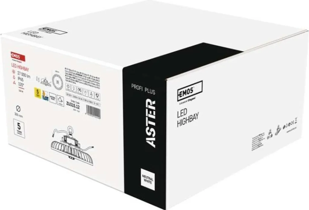 Éclairage LED Highbay Aster 150W pour Garage et Hangar Industriel
