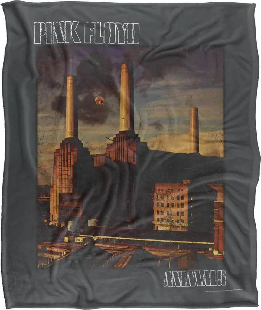 Dites adieu au froid avec la couverture Pink Floyd Animals Supersoft