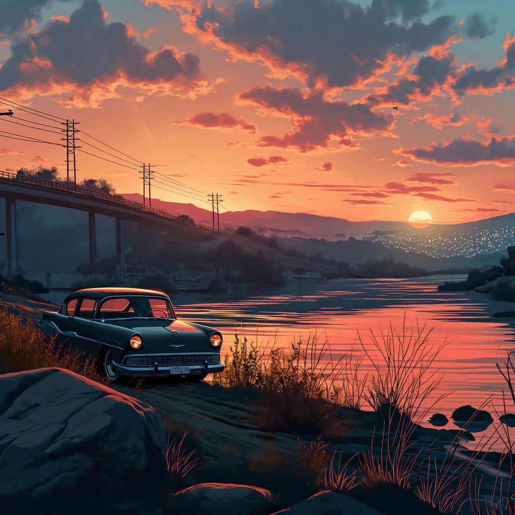 Plakat 20x20cm Westen Bei Klassik