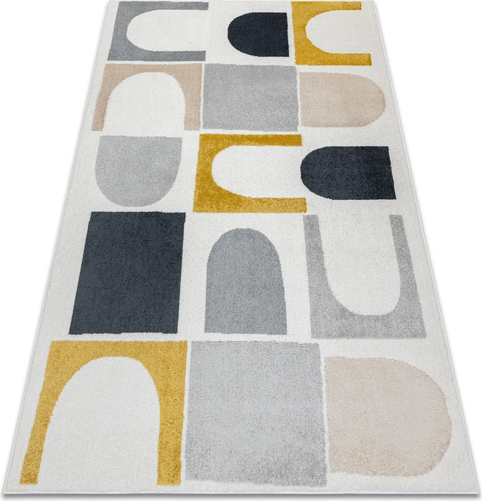 Tapis Moderne Lumineux Jaune 80x150 cm - Réveillez votre Déco Intérieure